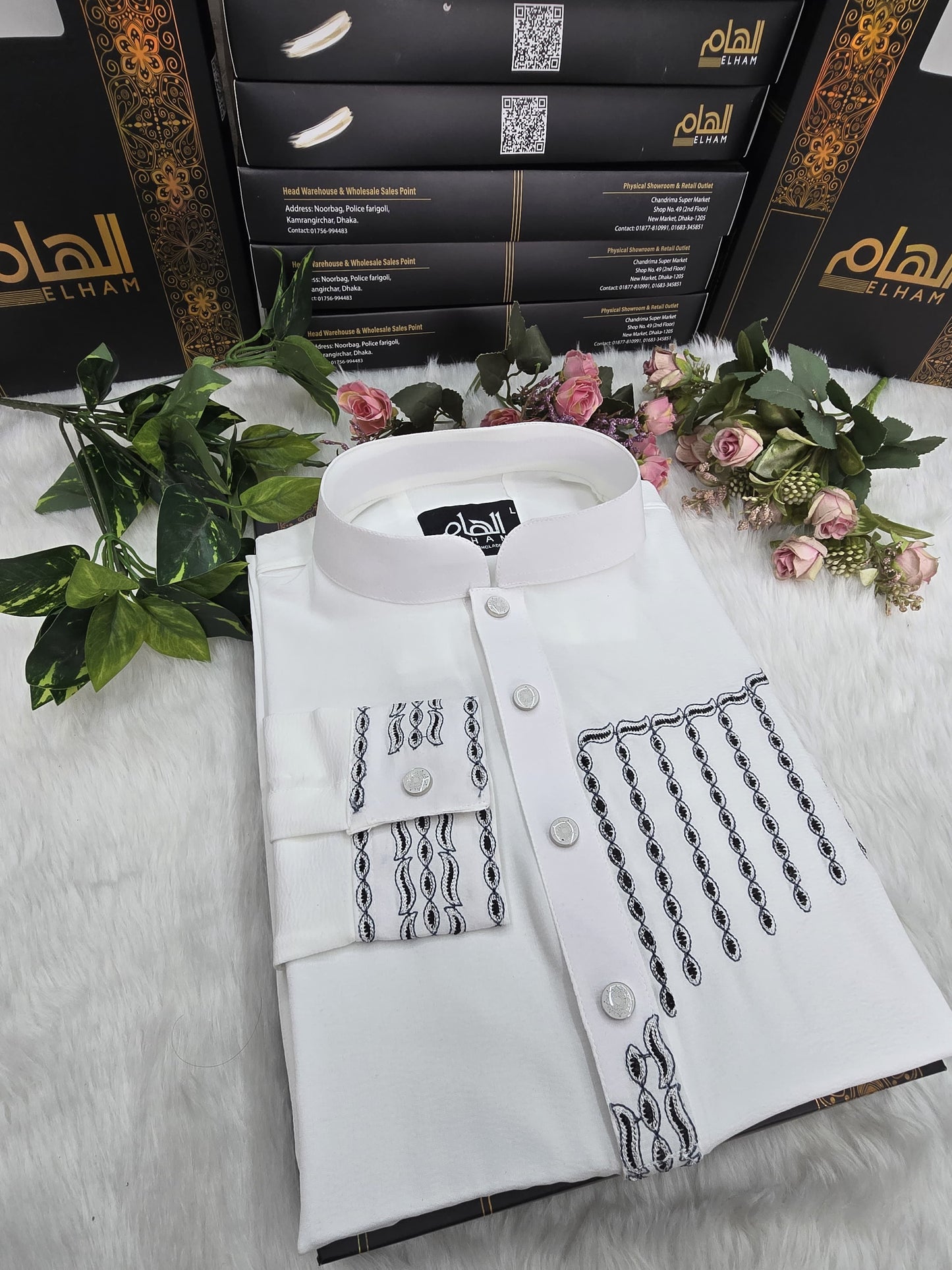 ▪️প্রিমিয়াম ফ্লাট এম্বোটারি পাঞ্জাবী CODE-2250