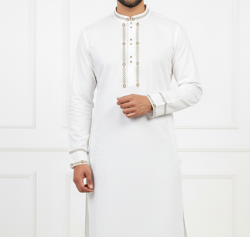 শাটিন কটন  6 বাটন