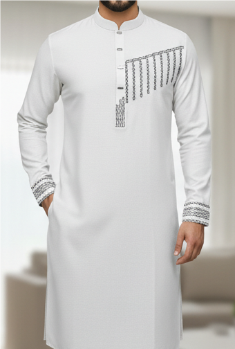 ▪️প্রিমিয়াম ফ্লাট এম্বোটারি পাঞ্জাবী CODE-2250